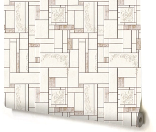 Обои виниловые Home Color Ceramica бежевые 0.53 м 510-22